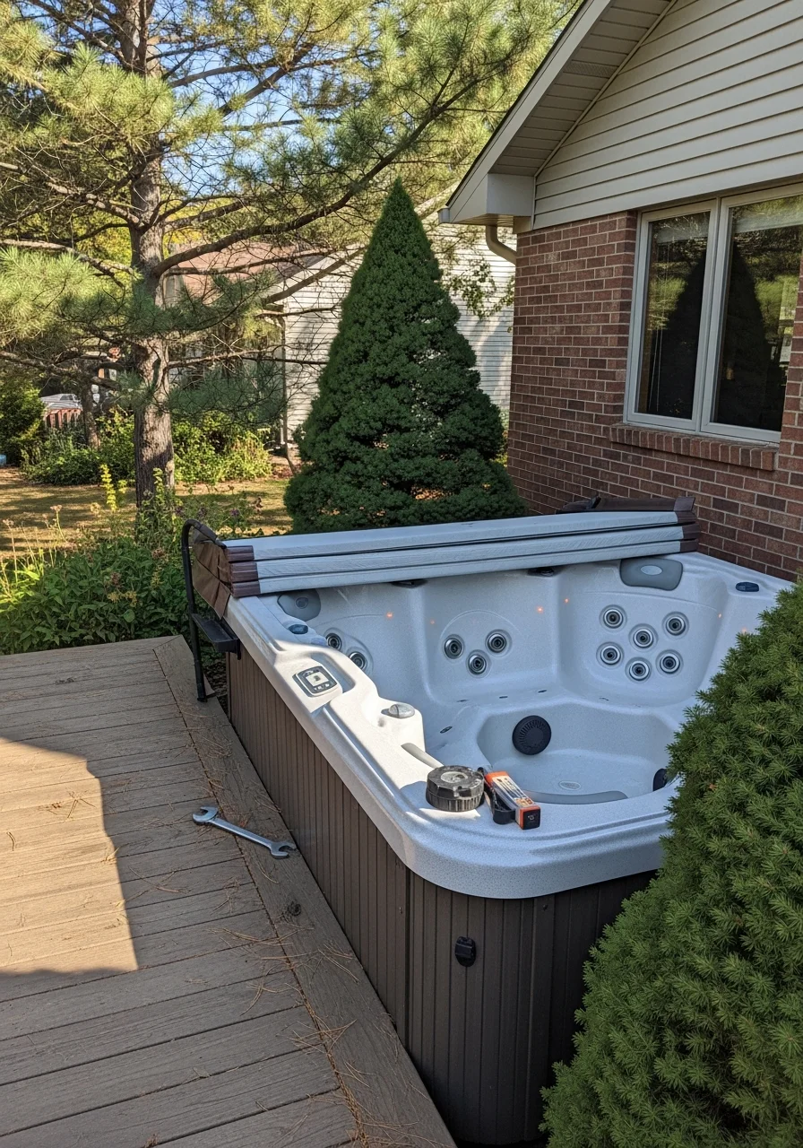 Quality workmanship detail on a central Minnesota property improvement project.
