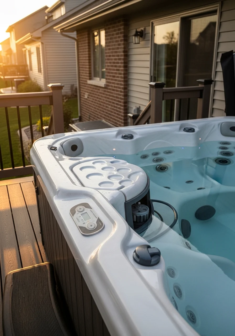 Professional service work detail on a Woodbury-area residential property.